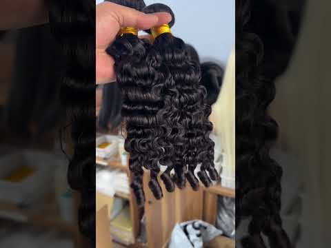 Rose Hair Costom 3 Bundles Burmese Culry Brazilian Virgin Hair Bundles