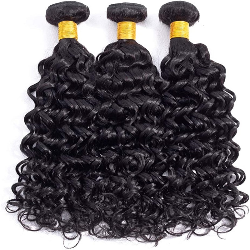 Rose Hair 15A Grade 3 Bundles Water Wave Brazilian Virgin Hair Bundles