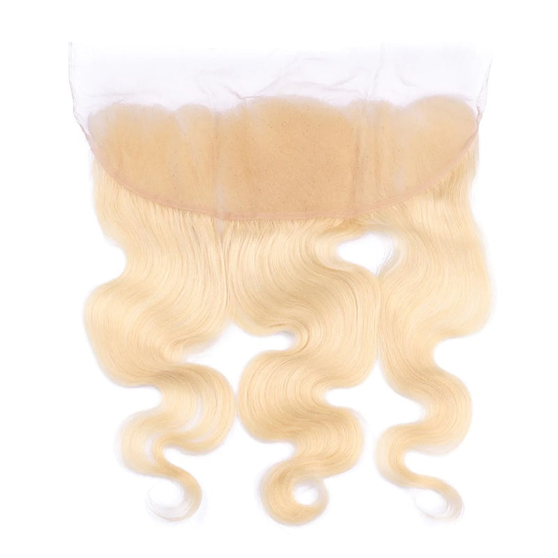 Rose Hair 1Pcs Blonde 613 Color Body Wave 13x4 Lace Frontal Brazilian Virgin Hair