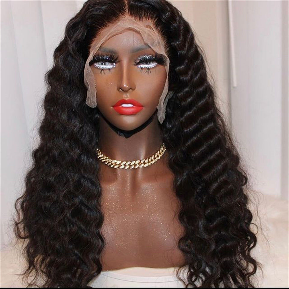 Rose Hair 13x4 Lace Frontal Wig Pre Plucked With Baby Hair 100% Brazilian Human Virgin Hair