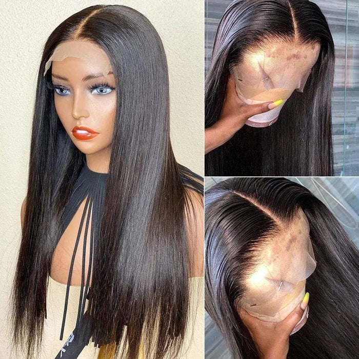 Melting!! Rose Hair 13x6 Swiss HD Lace Frontal Wigs 100% Human Hair Invisible All Texture