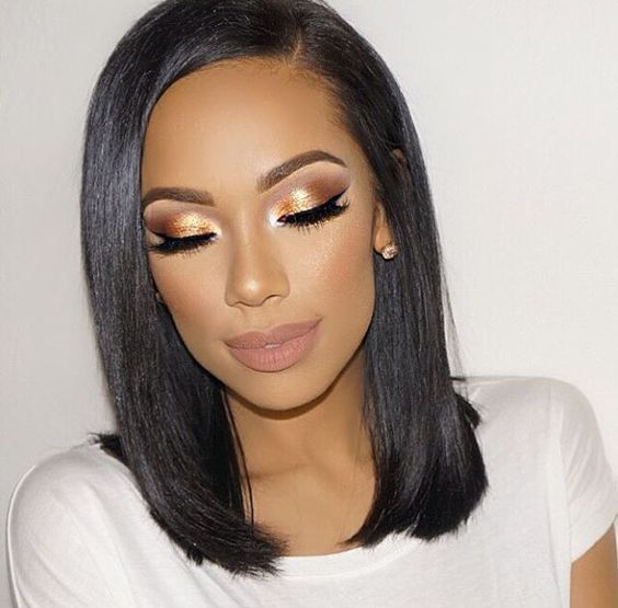 13*4 Frontal Lace Wig Side Part Short Straight Cut Hair - Rose Hair