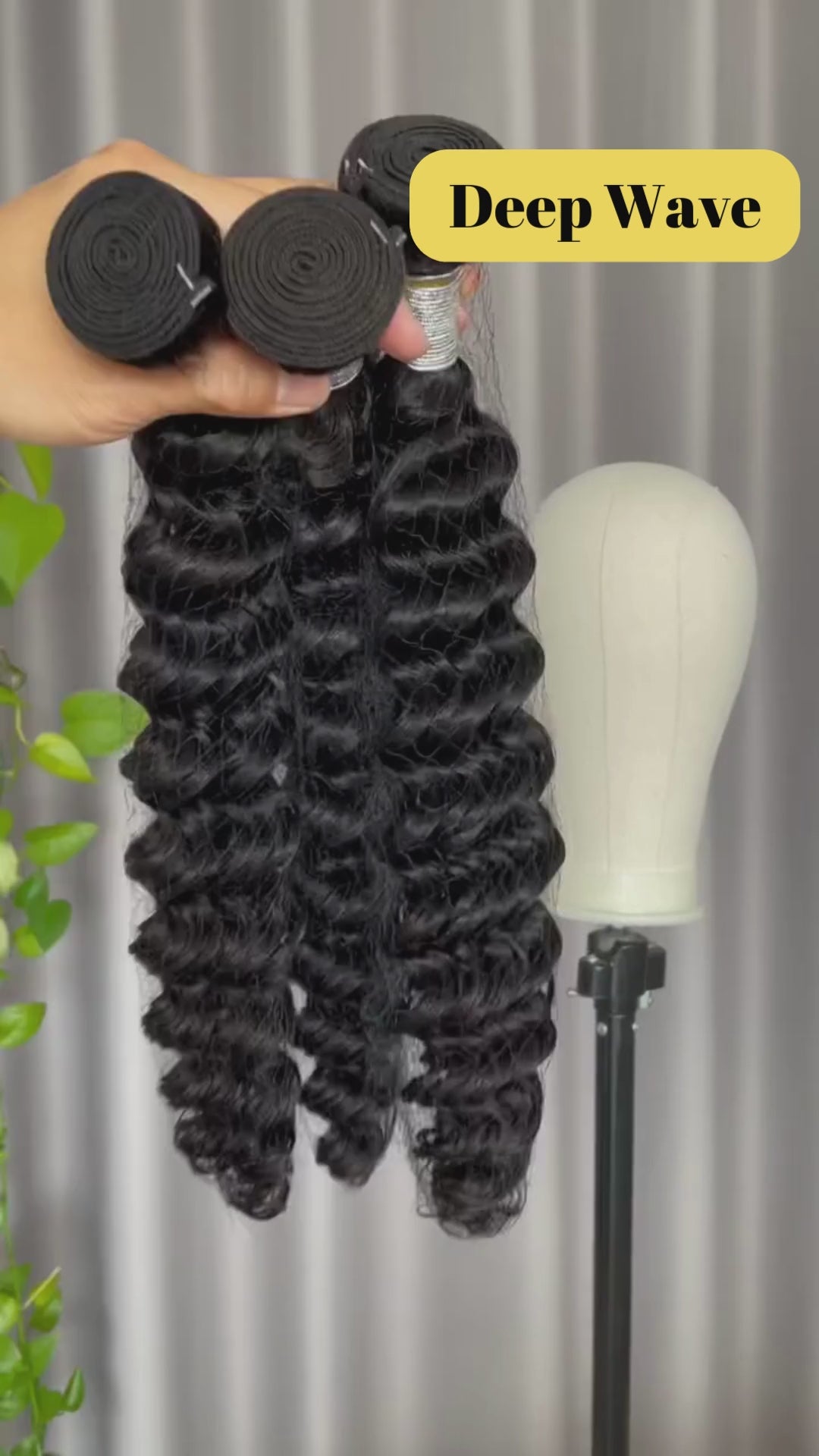 Rose Hair 10A Grade 1 Bundle Deep Wave Brazilian Virgin Hair Bundles