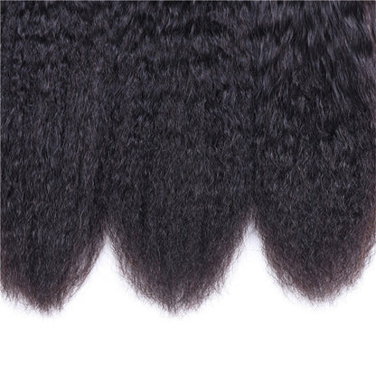 Rose Hair 15A Grade 3 Bundles Kinky Straight Brazilian Virgin Hair Bundles