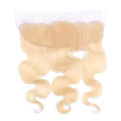 Rose Hair 1Pcs Blonde 613 Color Body Wave 13x4 Lace Frontal Brazilian Virgin Hair