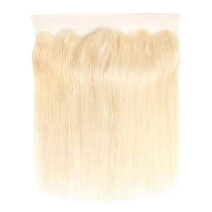 Rose Hair 1Pcs Blonde 613 Color Straight Hair 13x4 Lace Frontal Brazilian Virgin Hair