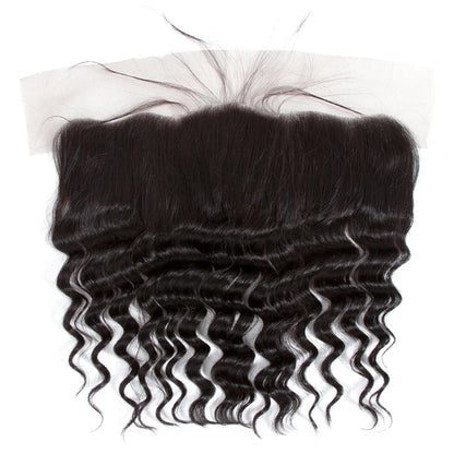 Rose Hair 1Pcs Water Wave 13x4 Lace Frontal Brazilian Virgin Hair