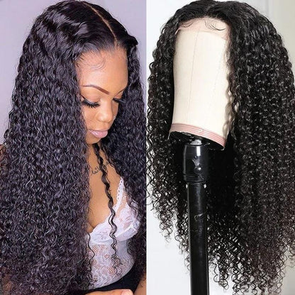 Rose Hair Water Wave/Kinky Curly/Yaki 13x4 HD Swiss Invisible Transparent Lace Frontal Wig