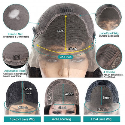 RoseHair 13x4 Lace Frontal Kinky Curly Affordable Brazilian Human Virgin Hair Wig