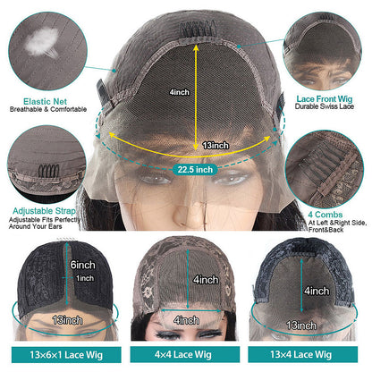 RoseHair 13x4 Lace Frontal Loose Wave Affordable Brazilian Human Virgin Hair Wig