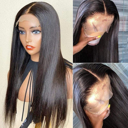 Melting!! Rose Hair 13x6 Swiss HD Lace Frontal Wigs 100% Human Hair Invisible All Texture