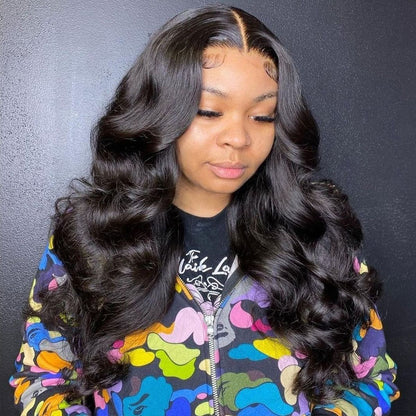Gluelss Available! Real Undetectable Transparent Body Wave 13x4 Lace Front Glueless Wig 100% Human Hair Wig