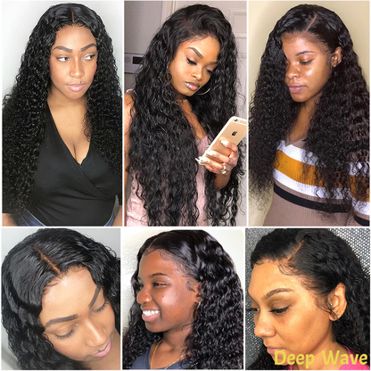 150% Density Affordable Best Human Virgin Hair 13x6 Lace Front Wig - Rose Hair