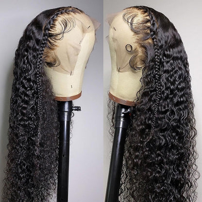 Rose Hair Water Wave/Kinky Curly/Yaki 13x4 HD Swiss Invisible Transparent Lace Frontal Wig