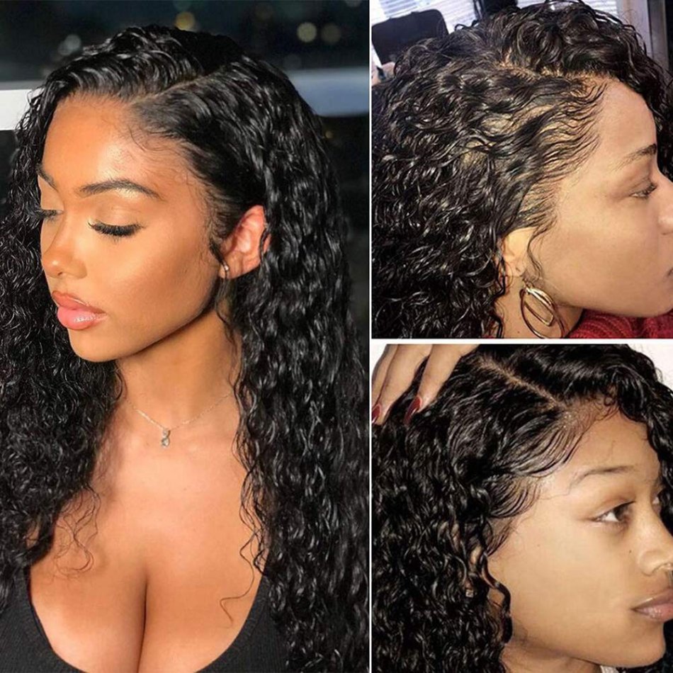 Pre Plucked Swiss 360 Lace Big Curly Wig Best Brazilian Human Virgin RoseHair Wig - Rose Hair
