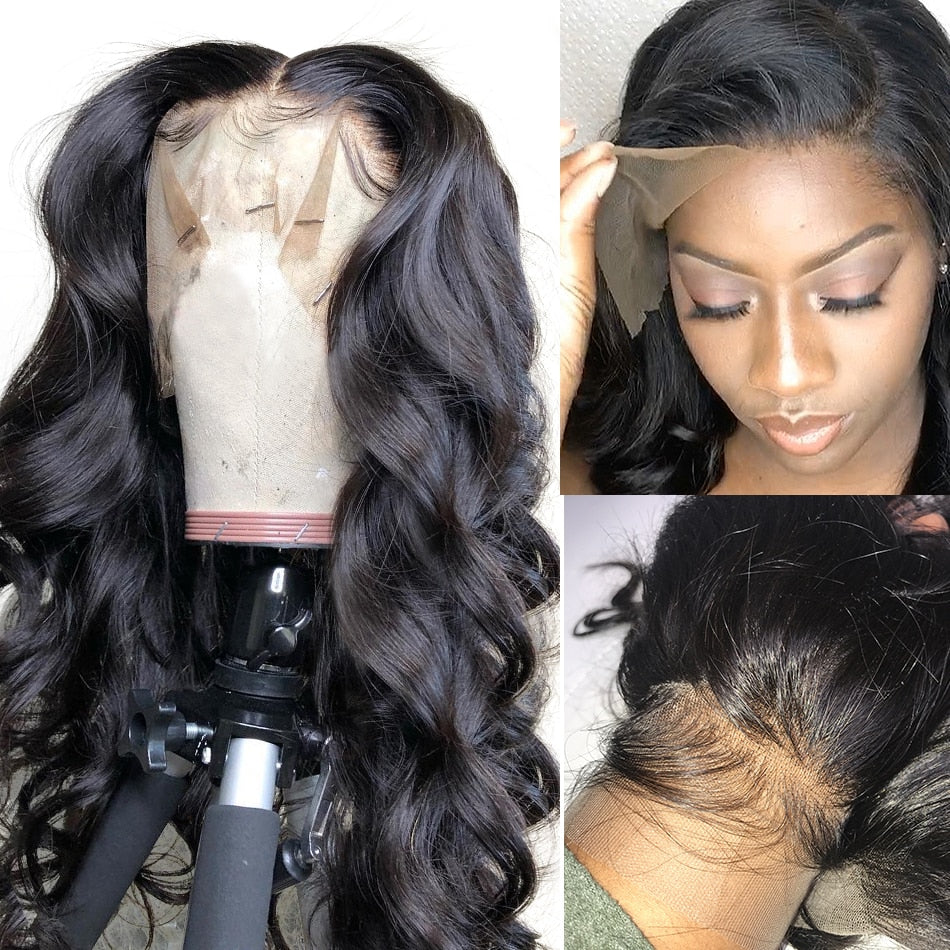 RoseHair Pre Plucked Swiss 360 Lace Body Wave Wig Best Brazilian Human Virgin Hair - Rose Hair
