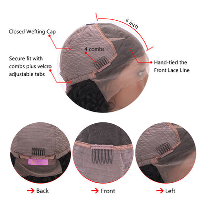 150% Density Affordable Best Human Virgin Hair 13x6 Lace Front Wig - Rose Hair