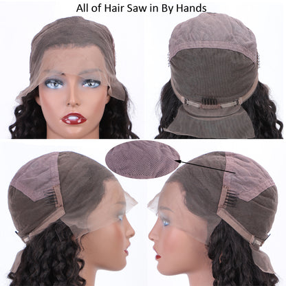 Rose Hair Loose Wave Best Brazilian Virgin Human Hair Full Lace Gorgeous Soft Hair Wig - Rose Hair