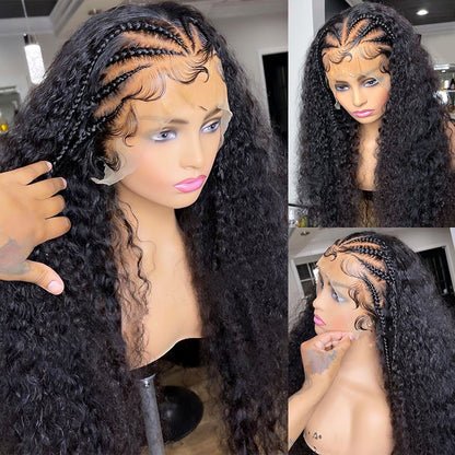 RoseHair 13x4 Lace Frontal Kinky Curly Affordable Brazilian Human Virgin Hair Wig