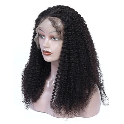 Rose Hair Full Lace Kinky Curly Best Brazilian Virgin Human Hair Gorgeous Soft Hair Wig - Rose Hair