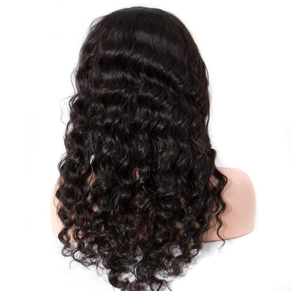 Rose Hair Loose Wave Best Brazilian Virgin Human Hair Full Lace Gorgeous Soft Hair Wig - Rose Hair