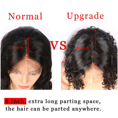 150% Density Affordable Best Human Virgin Hair 13x6 Lace Front Wig - Rose Hair