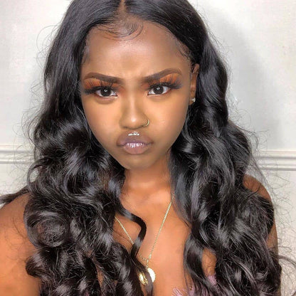 Rose Hair Loose Wave Best Brazilian Virgin Human Hair Full Lace Gorgeous Soft Hair Wig - Rose Hair