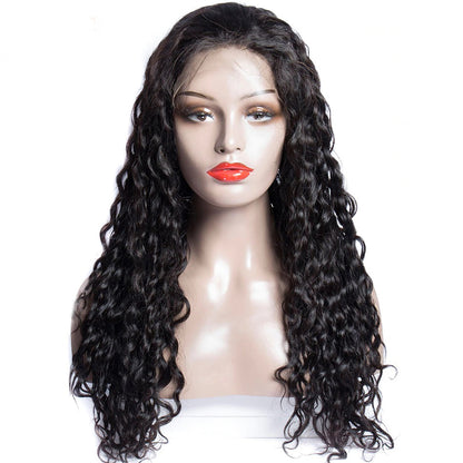 Rose Hair Full Lace Best Brazilian Virgin Human Hair Water Wave Gorgeous Soft Hair Wig - Rose Hair