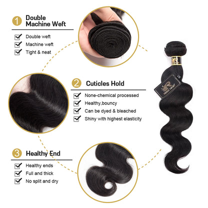 Wholesale Rosehair 10A/15A Grade 10 Bundles All Texture Brazilian Unprocessed Hair Deal - Rose Hair